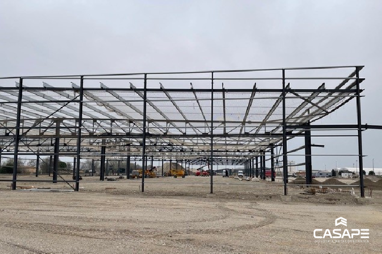 Edifício metálico - Empresa de transportes