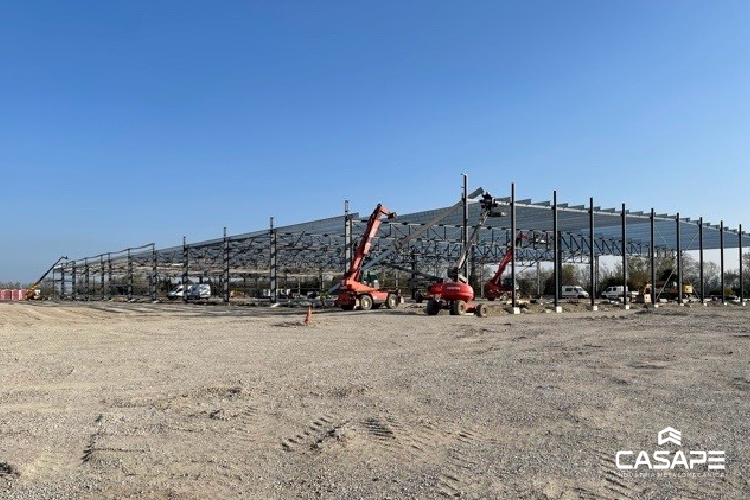 Edifício metálico - Empresa de transportes