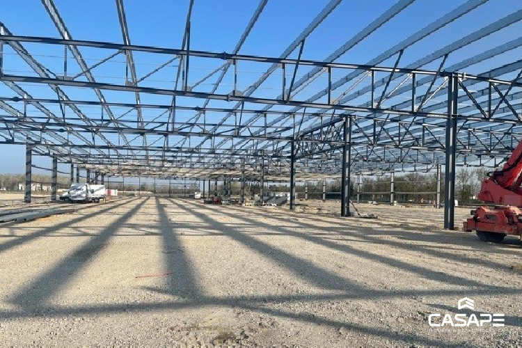 Edifício metálico - Empresa de transportes