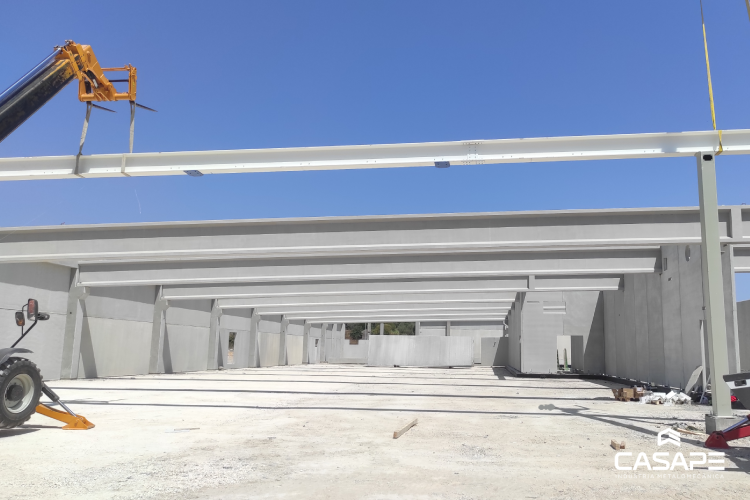 Estrutura metálica - Edifício comercial