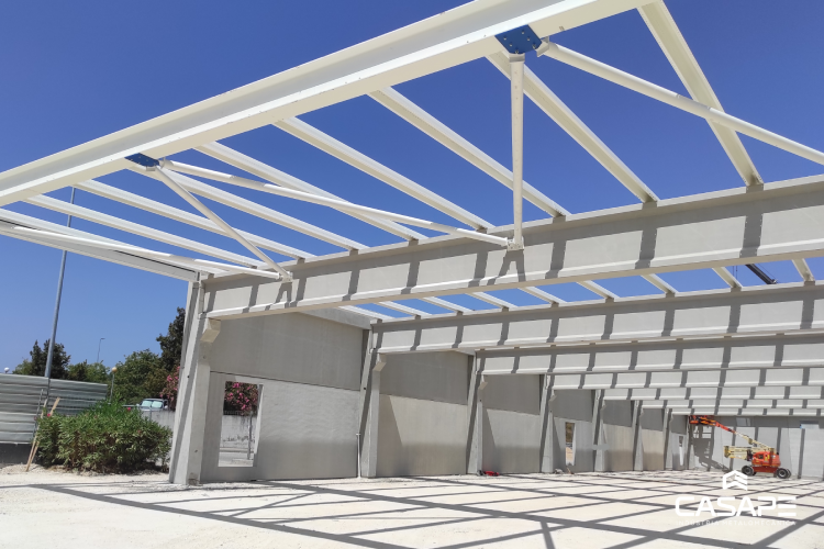 Estrutura metálica - Edifício comercial