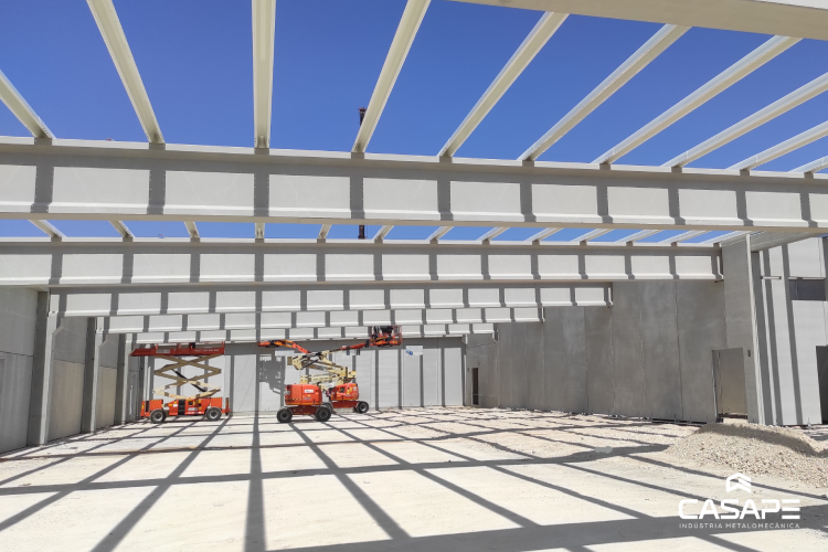 Estrutura metálica - Edifício comercial