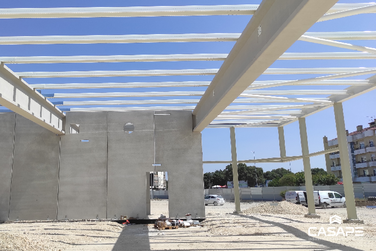 Estrutura metálica - Edifício comercial