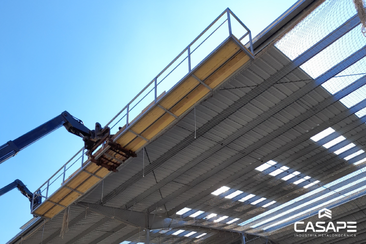 Cobertura metálica - Armazém industria