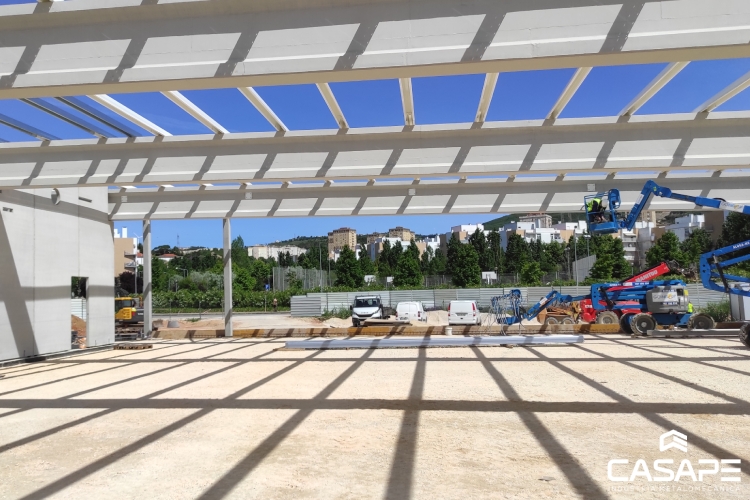 Estrutura metálica - Edifício comercial