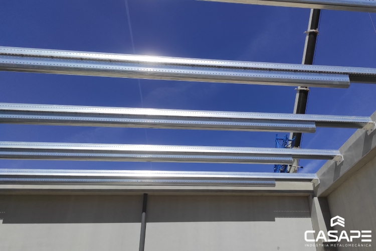 Estrutura metálica - Edifício comercial