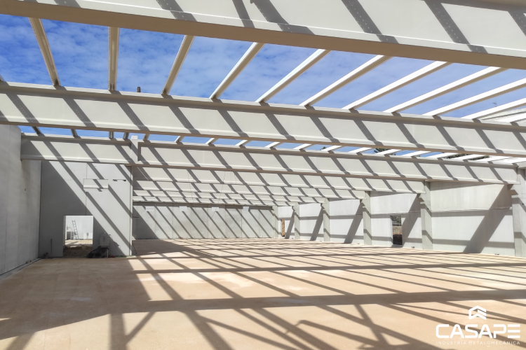 Estrutura metálica - Edifício comercial