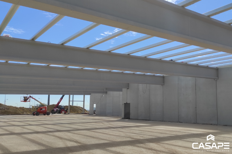 Estrutura metálica - Edifício comercial