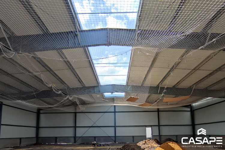 Estrutura metálica - Ampliação de armazém